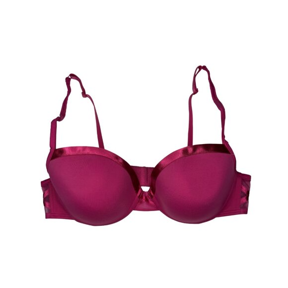 NWT Triumph Satin Trim Contour Underwire Bra – 38B (Fuchsia Rose) - Picture 1 of 7